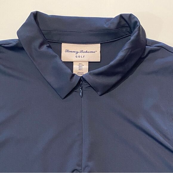 Tommy Bahama Golf Collared Sleeveless 1/4 Zip Polo Top Women's Size Large - Picture 6 of 16